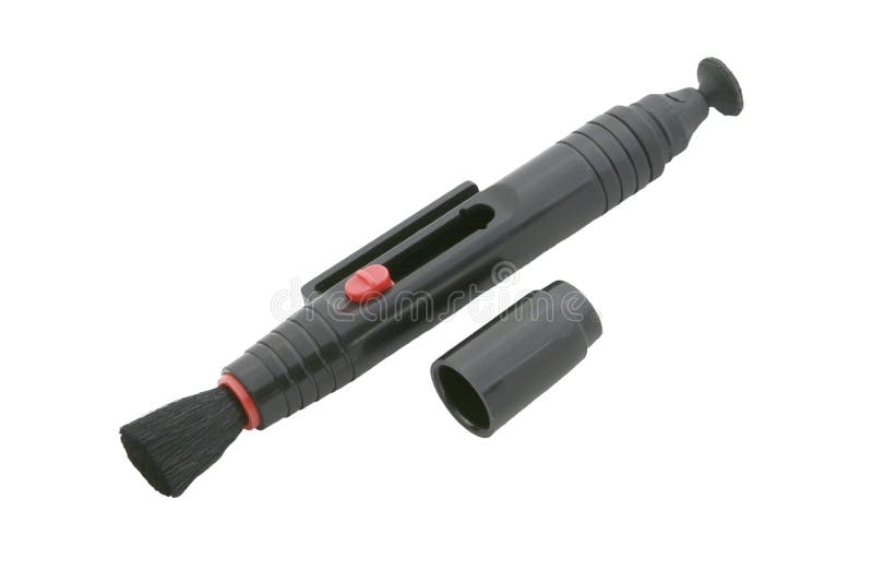 Cleaning pencil. stock photo. Image of black, background 16043762