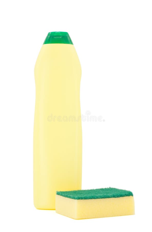 Cleaning Product and Scourer stock photo Cleaning Product and Scourer stock photo