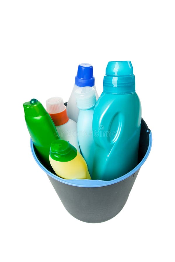 Cleaning products royalty free stock image