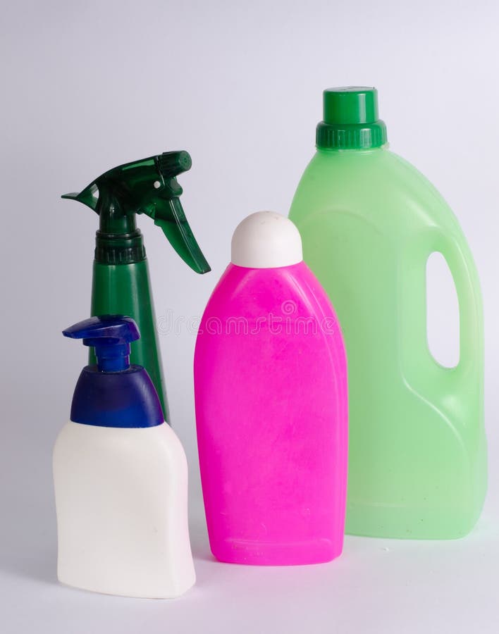 Cleaning products stock image. Image of green, colors 49530815