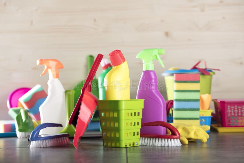Cleaning products royalty free stock photo Cleaning products royalty free stock photo
