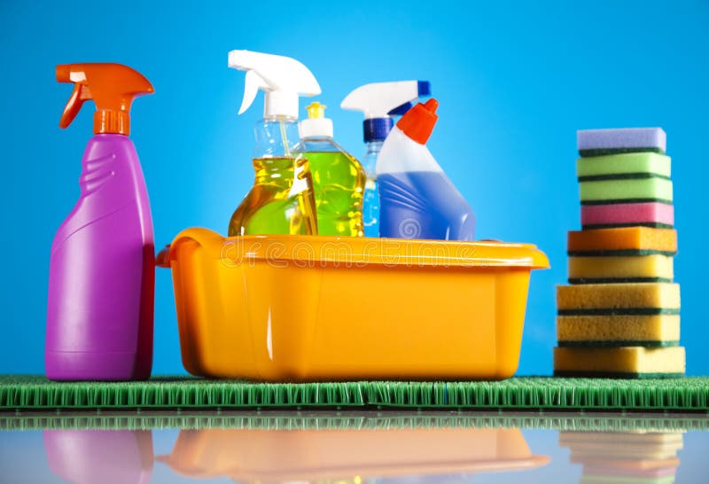 Cleaning products stock photo. Image of glove, cleanup 65059120