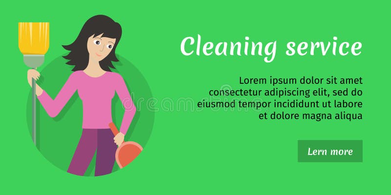 cleaning service ad card banner poster fier stock vector cleaning service ads