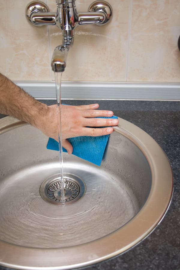 Cleaning the Sink