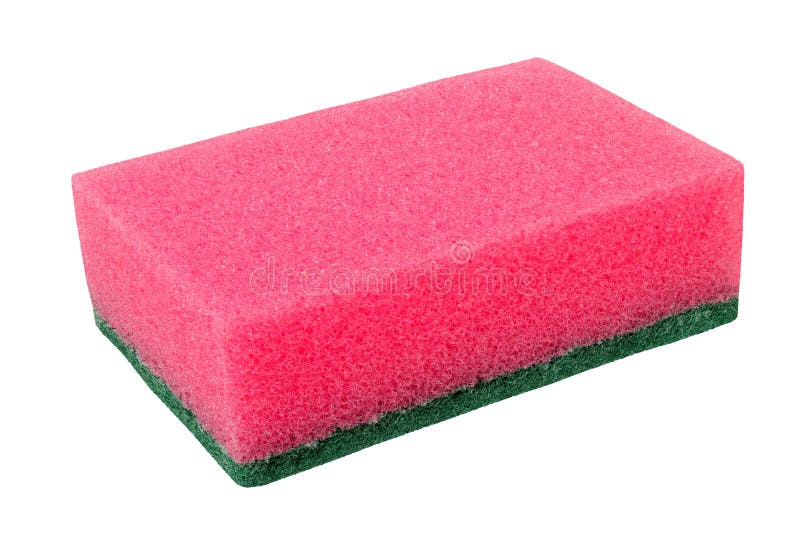 Cleaning sponge on white stock photo. Image of isolated 119171694