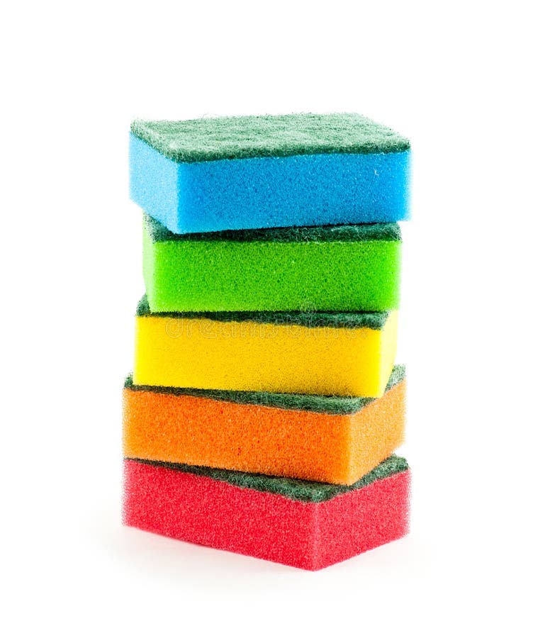 Cleaning sponges stock image. Image of kitchenware, closeup 18282481