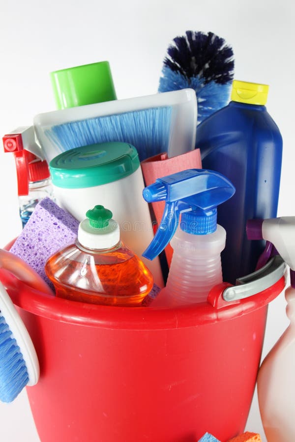 Cleaning Supplies stock photo. Image of housekeeping 16008566