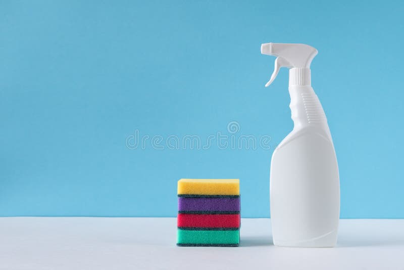 Cleaning Tools for Different Surfaces in the Premises. Concept of