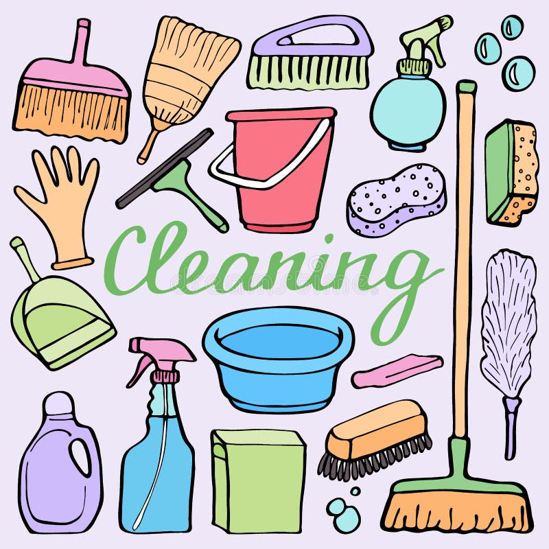 https://thumbs.dreamstime.com/b/cleaning-tools-set-hand-drawn-cartoon-collection-house-cleaning-stuff-bucket-sponge-mop-gloves-spray-brush-shovel-doodle-66216021.jpg