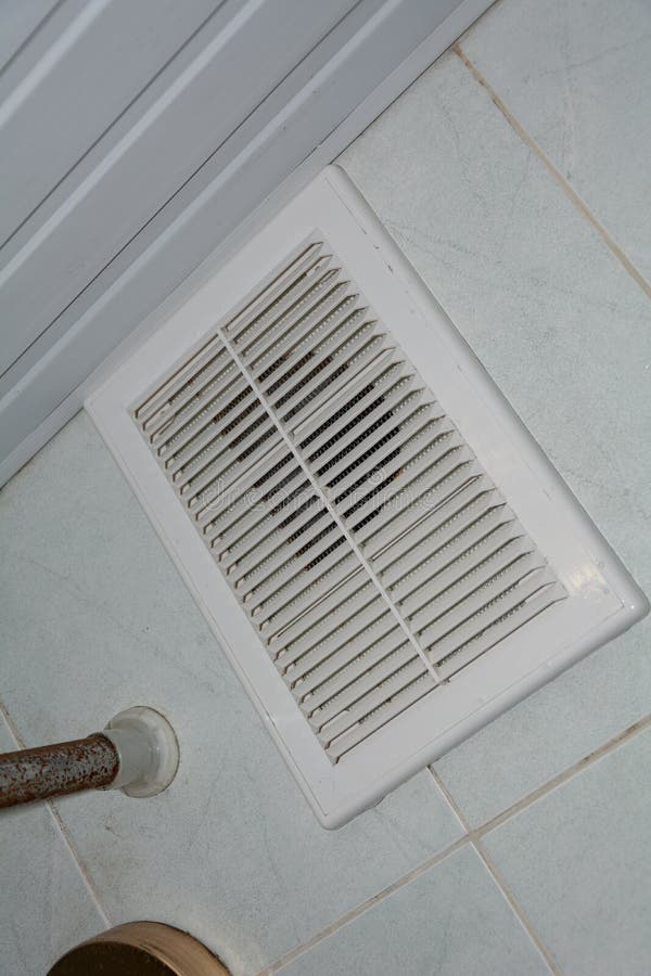 Cleaning ventilation in the bathroom from mold. Clean ventilation. Room cleaning service.