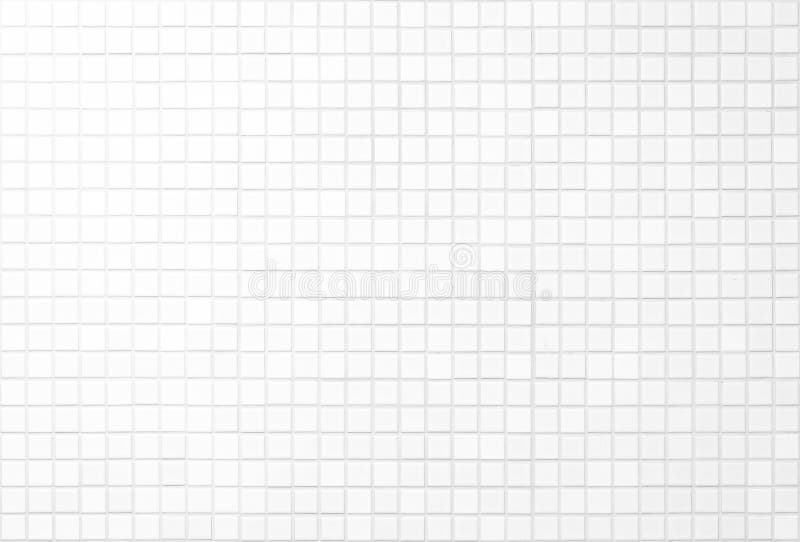 Cleaning white mosaic tiles shower wall texture