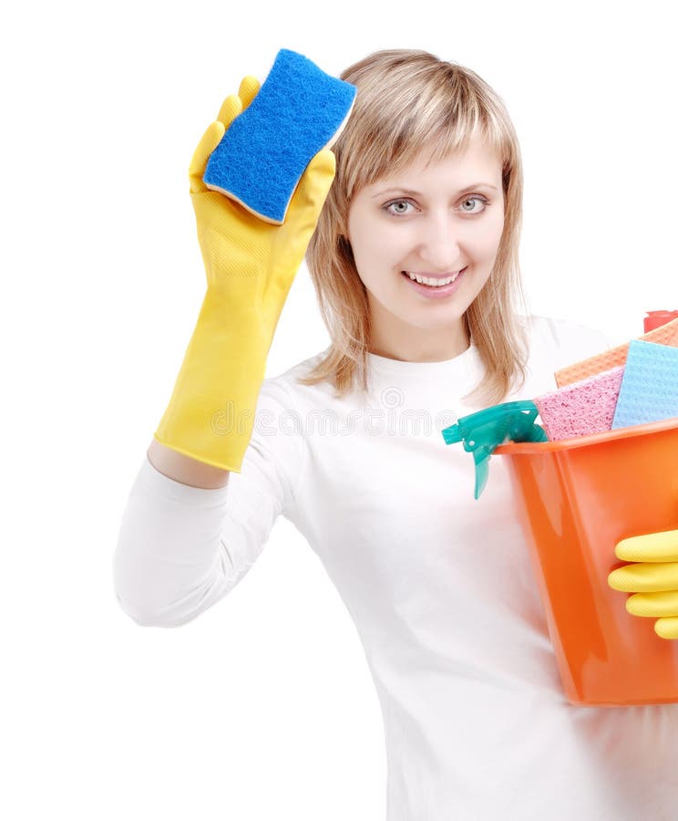 Cleaning Supplies Isolated Free Stock Photos & Pictures, Cleaning
