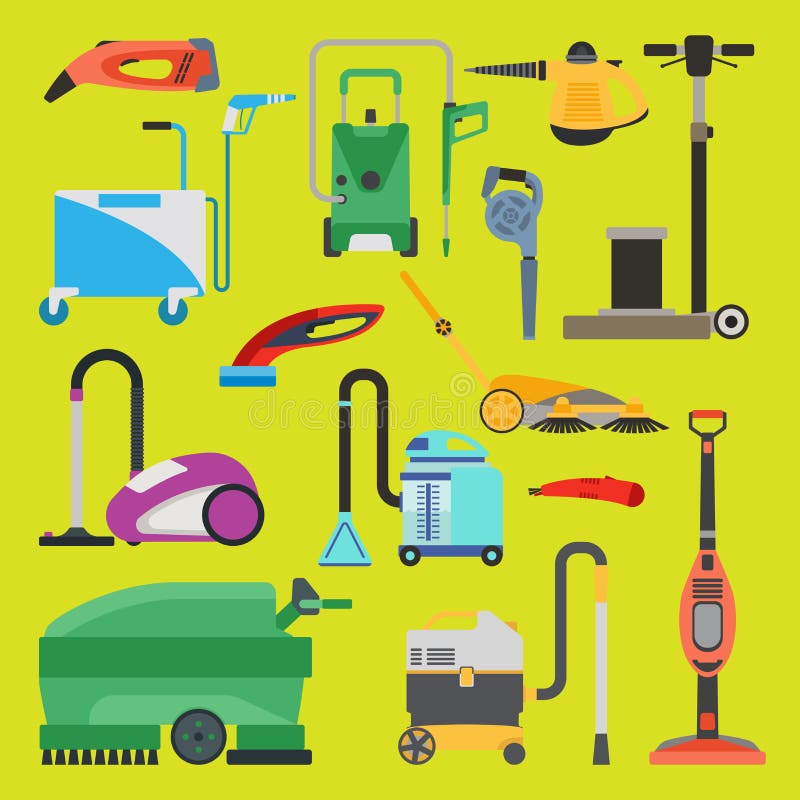 Cleaning wyposażenia wektoru set ilustracja wektor Cleaning wyposażenia wektoru set ilustracja wektor