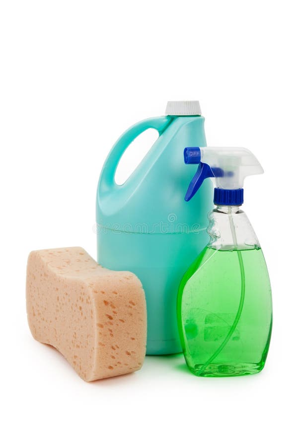 Cleanser Bottle stock image. Image of white, yellow, green 14859001