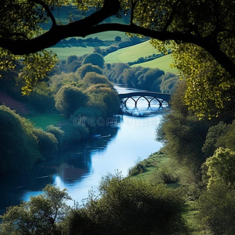 Winding River Silhouette Stock Illustrations – 51 Winding River ...