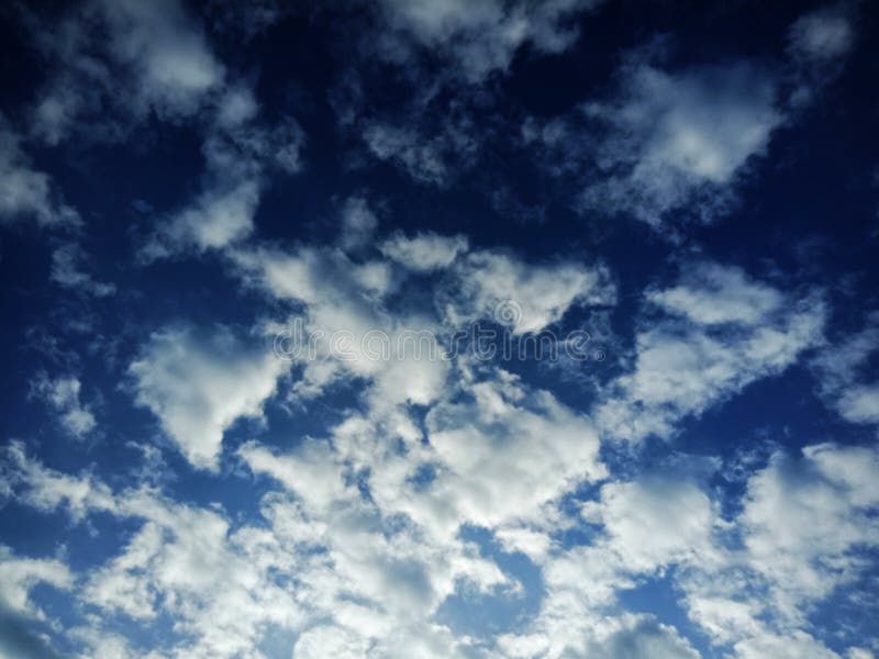 Clear Blue Sky and Puffy Clouds.Clear Blue Sky and Puffy Clouds ...