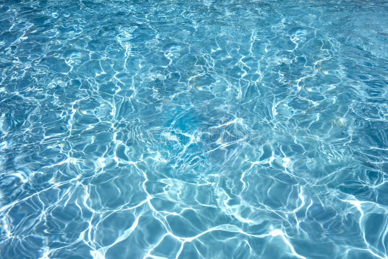 Zrušte modrý voda v plavání bazén voda.