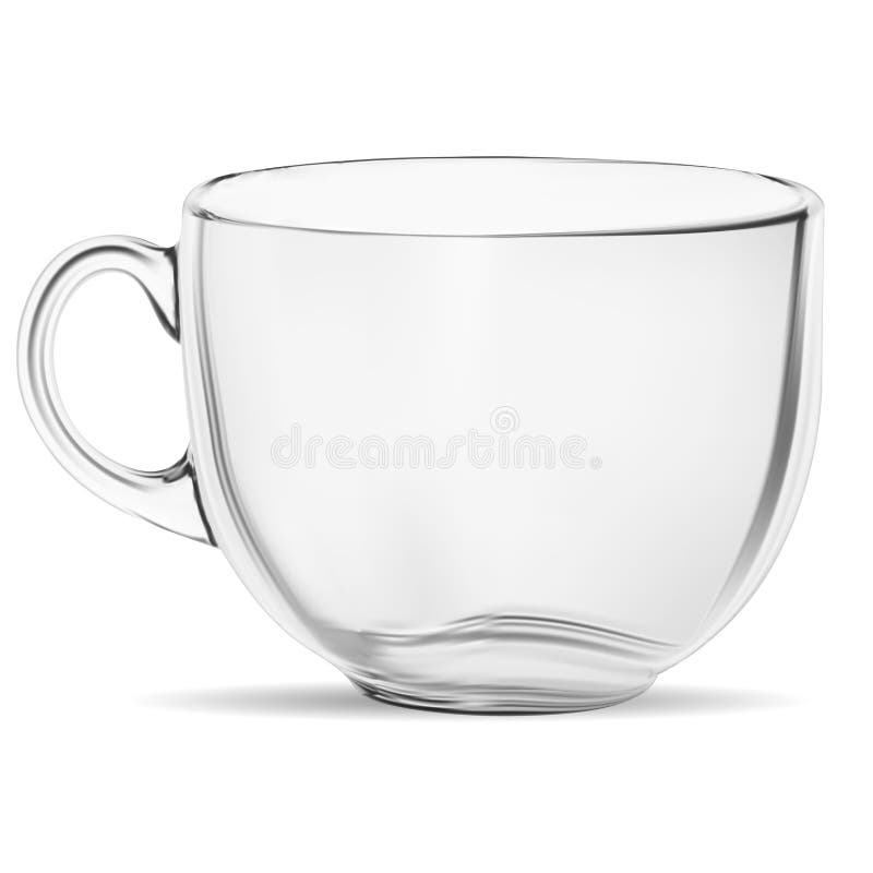 Download Clear Coffee Cup Mockup. Transparent Tea Glass Mug Stock Vector - Illustration of foam, party ...