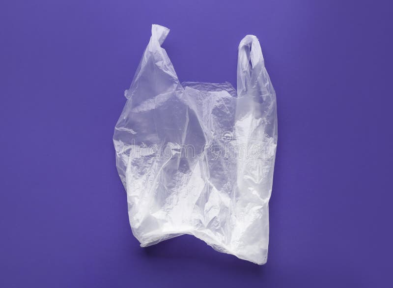 Clear Disposable Plastic Bag Stock Photo Image of handle, carry
