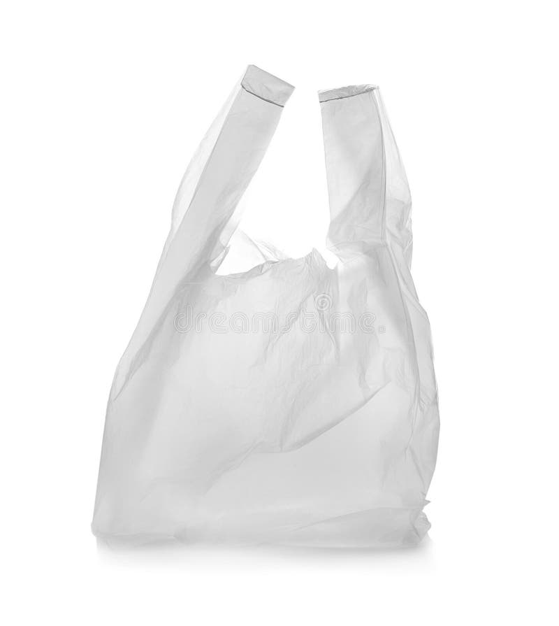 Clear Disposable Plastic Bag Stock Photo Image of handle, carry
