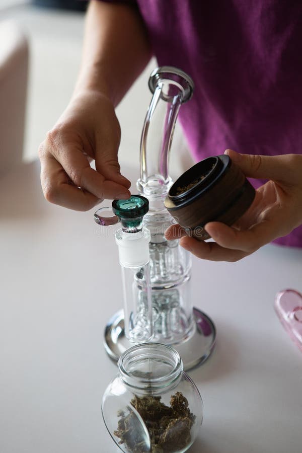 Glass on Glass Marijuana Bong