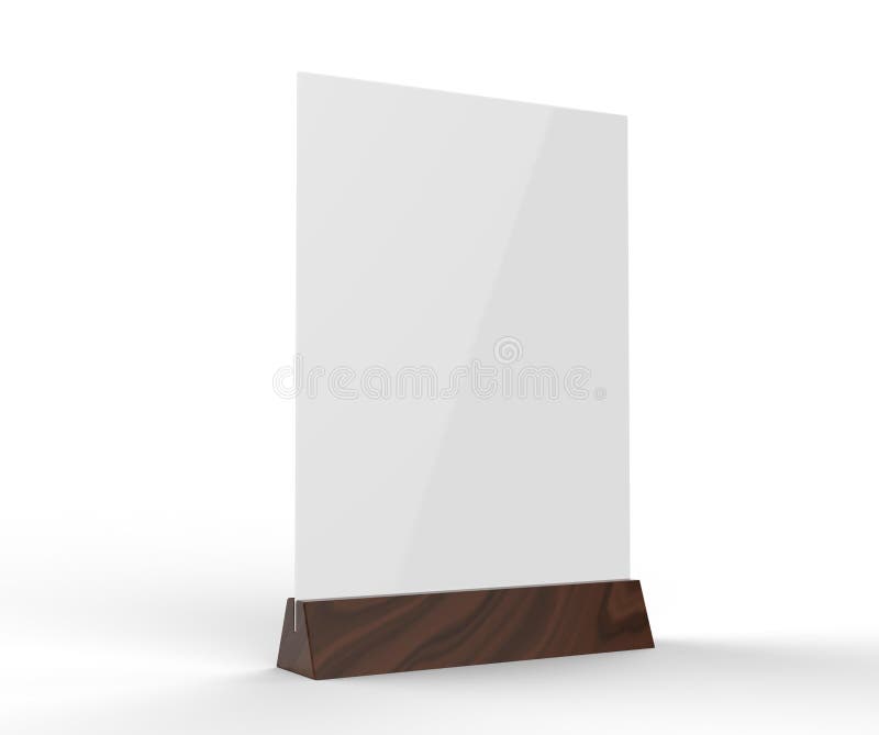 TWING Clear Plastic Table Menu Stand Card Display P... Upright Ad Photo Frame 