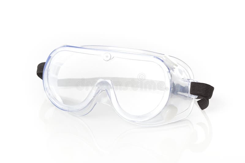 Clear safety glasses