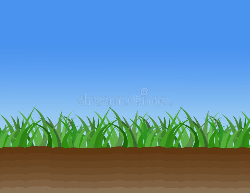 Clear sky grass and soil stock illustration. Illustration of clear - 213348827 Clear sky grass and soil stock illustration. Illustration of clear - 213348827