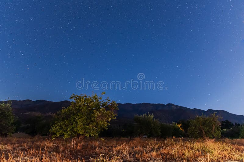 Clear Summer Nights Full of Twinkling Stars Stock Image Image of ojai