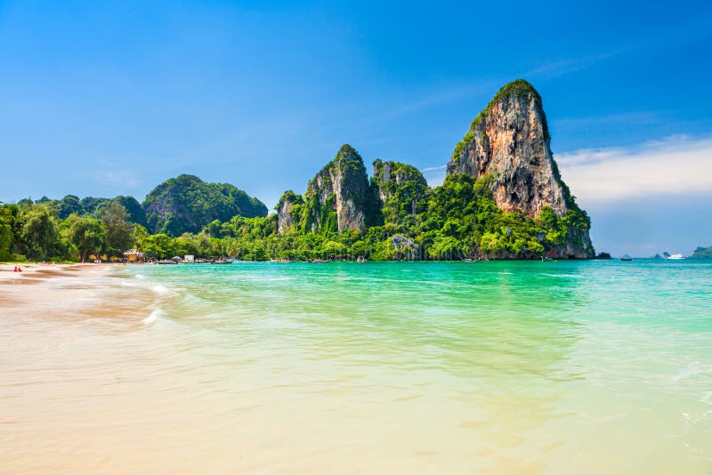 Clear Water Beach in Thailand Stock Photo - Image of beach, travel ...