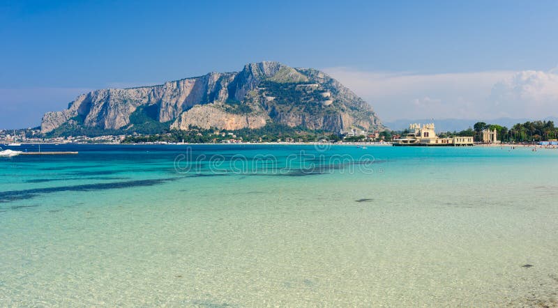 Clear waters of Mondello.