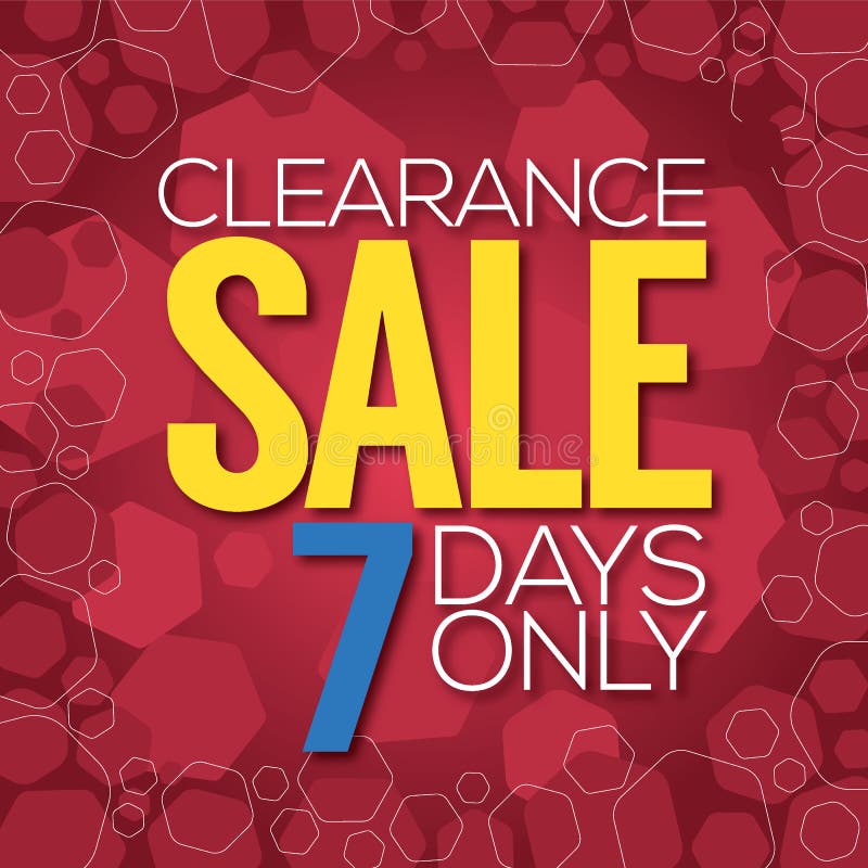 Clearance Sale Background. stock illustration. Illustration of price