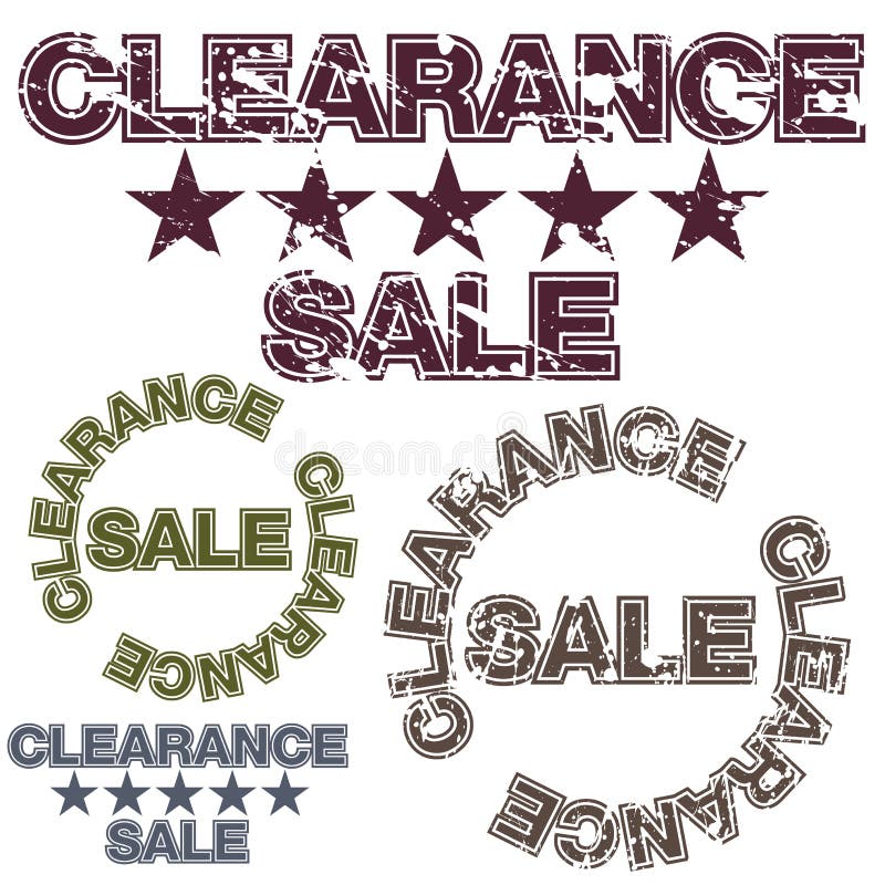 Clearance sale stock vector. Illustration of design, bags 10598264