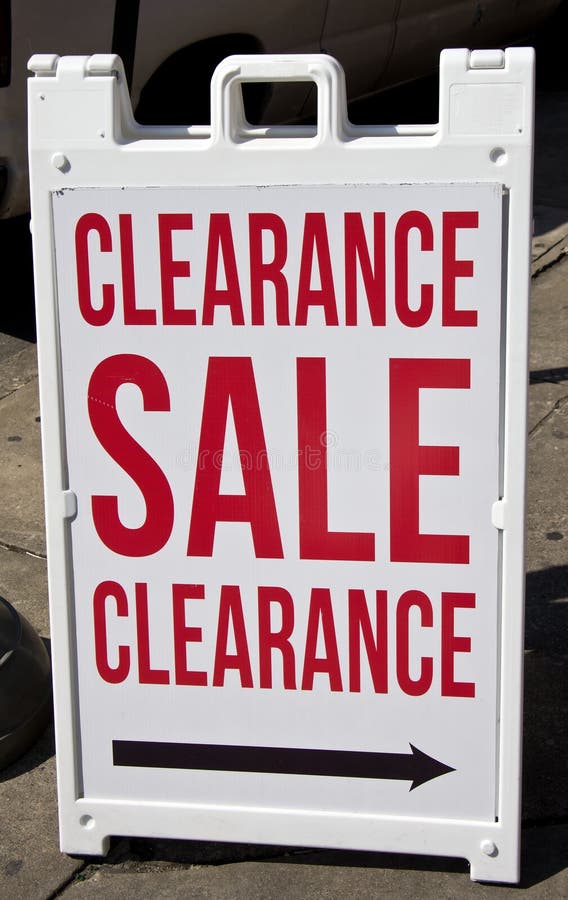 Clearance Sale Message Concept Sign Stock Photo By, 53% OFF