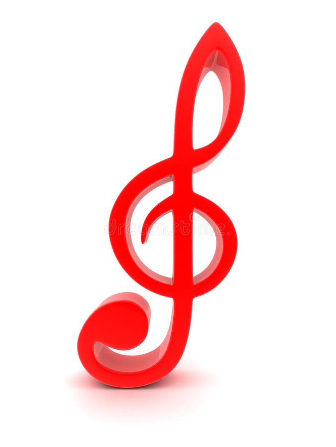 Clef royalty free illustration