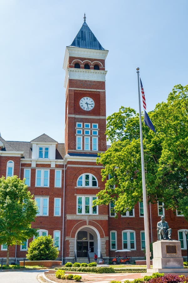 clemson στοκ φωτογραφία clemson στοκ φωτογραφία