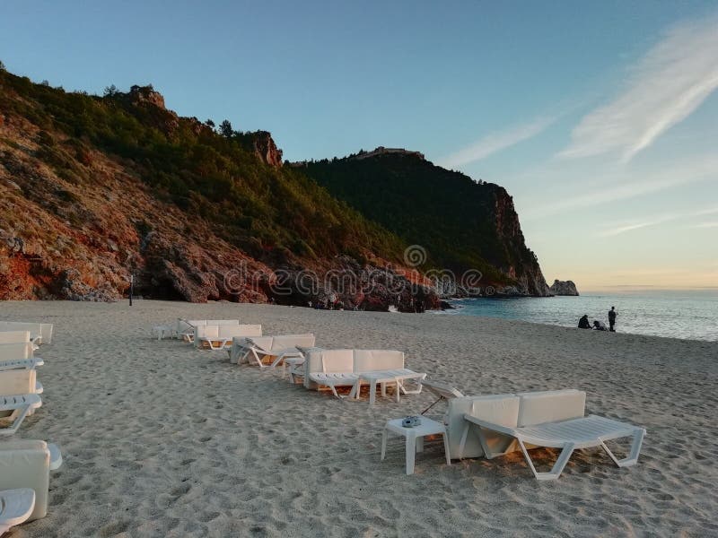 Cleopatra&rsquo;s Beach Lagoon Near Marsa Matruh, Egypt Stock Photo - Image