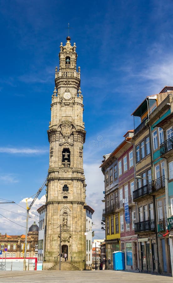Clerigos tower in Porto stock image. Image of clerigos 42245105