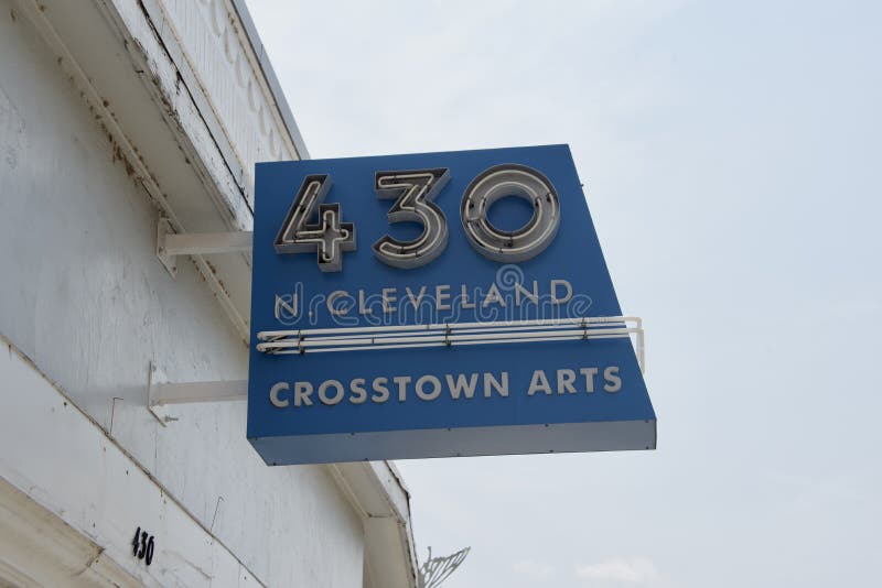 Cleveland Crosstown Arts del norte, Memphis, TN foto de archivo Cleveland Crosstown Arts del norte, Memphis, TN foto de archivo