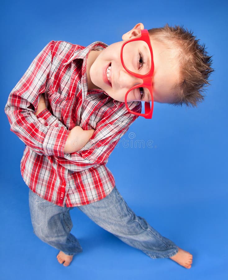 Clever Nerdy Boy Stock Image Image Of Adorable Person 36726499