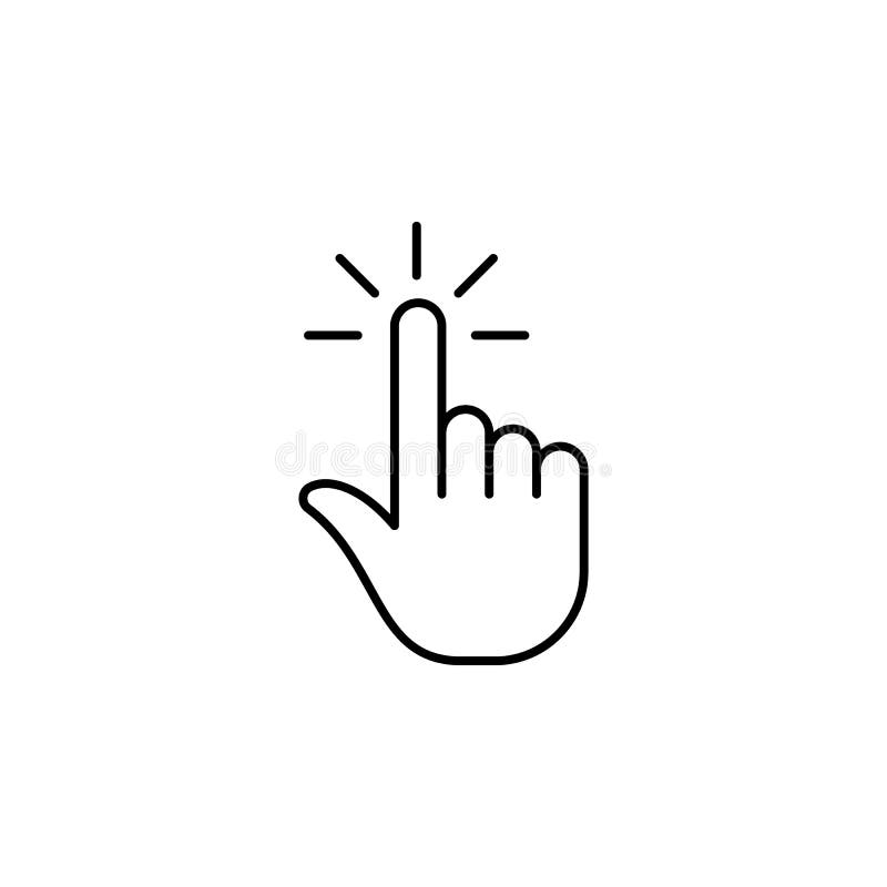 Clic, doigt, geste, main, une icône d'ensemble Élément de l'icône simple pour des sites Web, APP mobile, graphiques d'infos Signe illustration stock Clic, doigt, geste, main, une icône d'ensemble Élément de l'icône simple pour des sites Web, APP mobile, graphiques d'infos Signe illustration stock