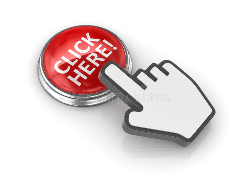 Click here button vector illustration