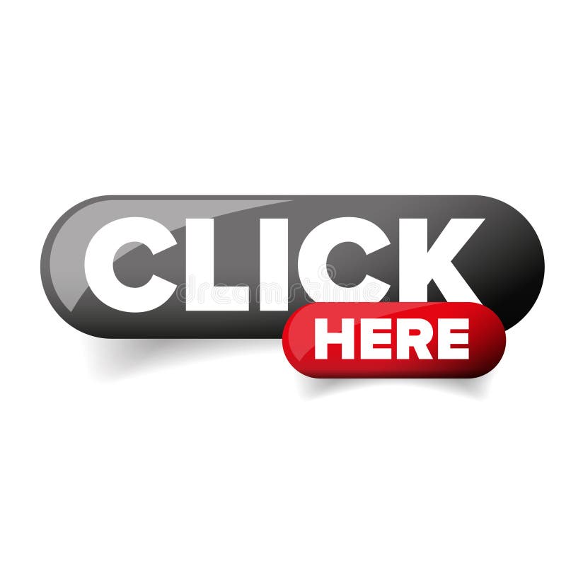 Click Here button vector royalty free illustration