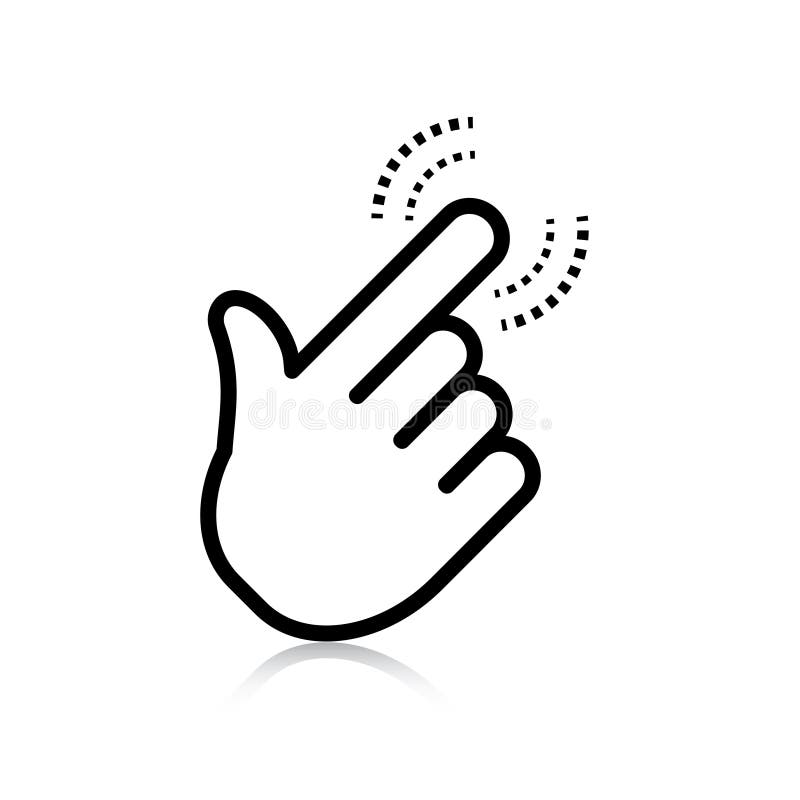 Click icon royalty free illustration