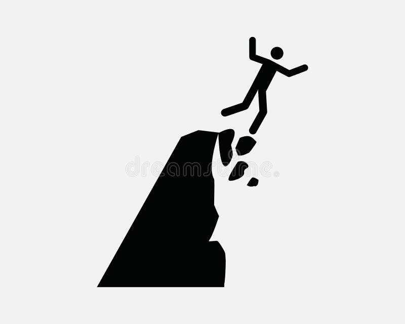 Falling Off Cliff Stock Illustrations – 133 Falling Off Cliff Stock  Illustrations, Vectors & Clipart - Dreamstime