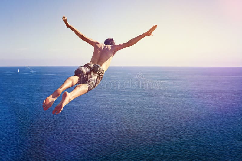 Cliff Diver images stock Cliff Diver images stock