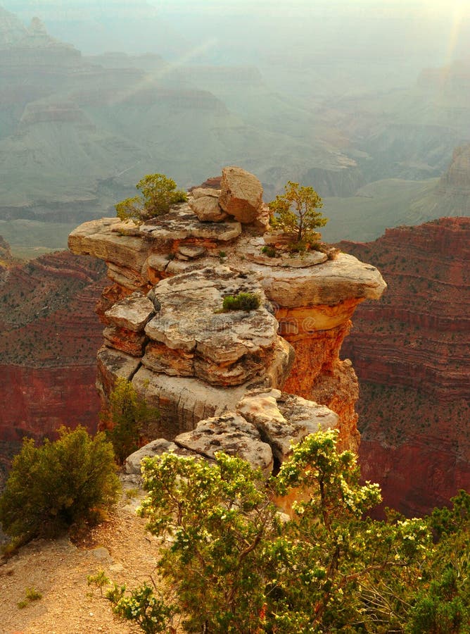 Cliff over Grand Canyon