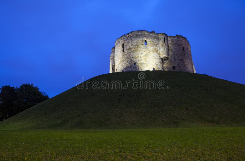 Clifford's Tower in York royalty free stock photography Clifford's Tower in York royalty free stock photography