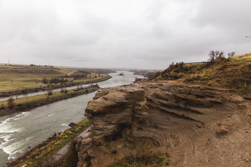 Уча сток. Миссури Стоун. Great Falls Montana.