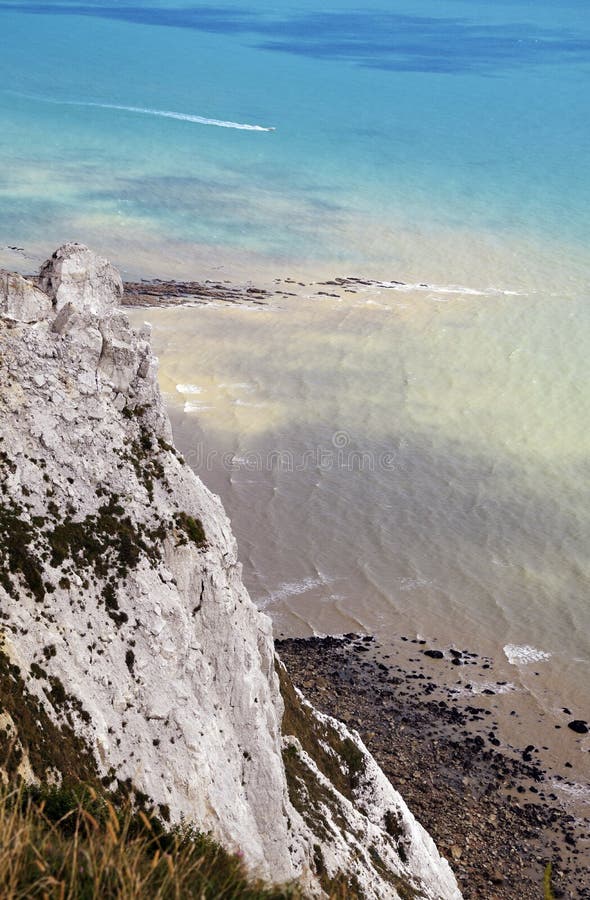 Cliffs near Eastbourne stock image. Image of travel, seaview 83828733